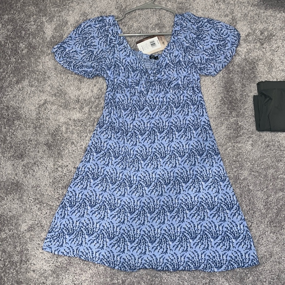 Baby blue dress